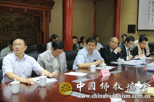 “世佛联”总部代表、中国佛教协会负责人出席协调会