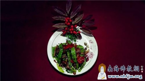 学僧制作的斋菜(一)