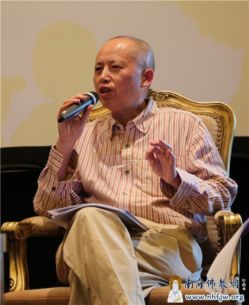 中国梵语专家、北京大学东方研究院院长王邦维教授发言